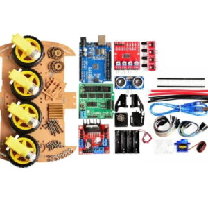 Kit de chassis de voiture robot intelligent 4 roue.