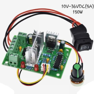 Régulateur de moteur 5A 10-36V avec commutateur 2 sens 150W