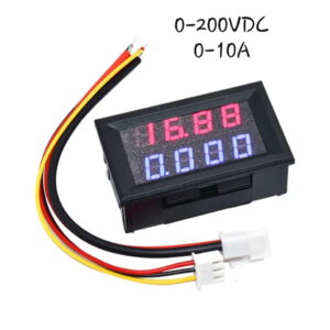 Afficheur de tension et de courant batterie 0-200VDC