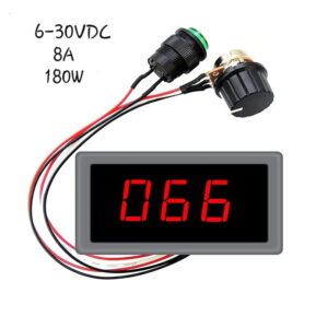 Régulateur de moteur 6-30VDC 8A avec afficheur