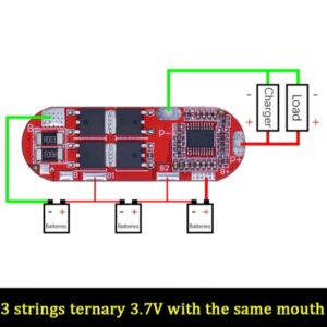 Carte de Protection BMS 3S 25A – Batterie Lithium 11.1V