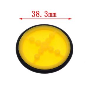 Roue en Caoutchouc 410 pour Robot – Pneu Compatible Arduino, Rotation 360° et Montage Moteur TT