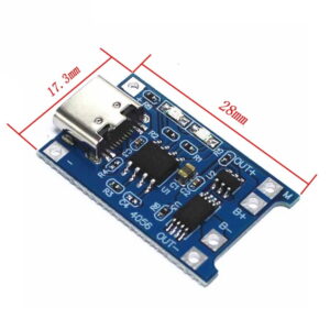 Module Chargeur TP4056 pour Batterie Lithium 3.7V avec Port USB