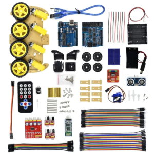Kit de chassis de voiture robot intelligent 4 roue