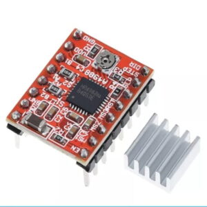 Module Driver A4988 pour moteur pas à pas + dissipateur thermique – Compatible Arduino & CNC