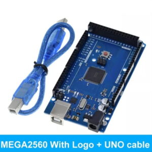Carte Arduino MEGA 2560 R3 avec puce CH340 + câble USB – Microcontrôleur puissant pour projets avancés