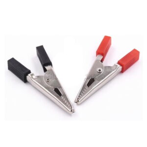 Sonde de test à poignée en plastique rouge et noir 2pcs