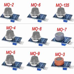 Ensemble de Capteurs de Gaz MQ – Kit Complet pour Arduino, Détection de Gaz, Sécurité, Projets DIY