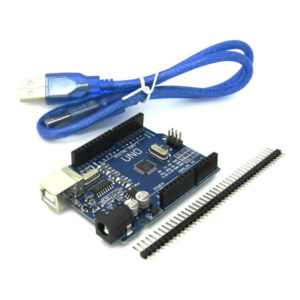 Carte Arduino UNO R3 SMD avec câble USB – Microcontrôleur fiable pour vos projets électroniques