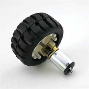 Kit Moteur GA12-N20 6V 1000 RPM avec Réducteur + Roue pour Robotique et DIY