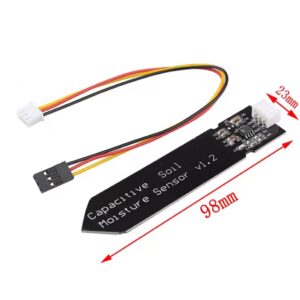 Capteur Capacitif d’Humidité du Sol V1.2 – Capteur de Plante Résistant à la Corrosion pour Arduino