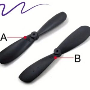 Hélice pour mini moteur de drone sans noyau 2 pièces